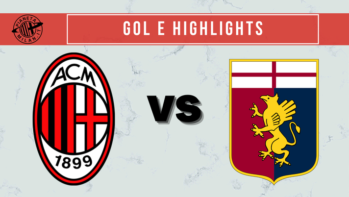 Highlights Milan-Genoa 2-0 Serie A 2021-2022