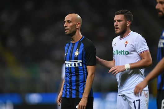  MILAN, ITALY - AUGUST 20: Iglesias Borgja Valero of FC Internazionale during the Serie A match between FC Internazionale and ACF Fiorentina at Stadio Giuseppe Meazza on August 20, 2017 in Milan, Italy. (Photo by Claudio Villa - Inter/Inter via Getty Images) 