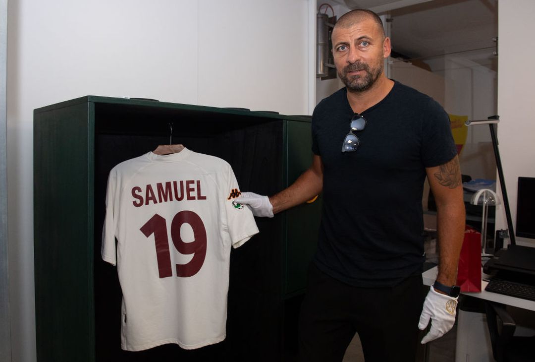 Roma, la visita di Samuel a Trigoria – FOTO GALLERY - immagine 8