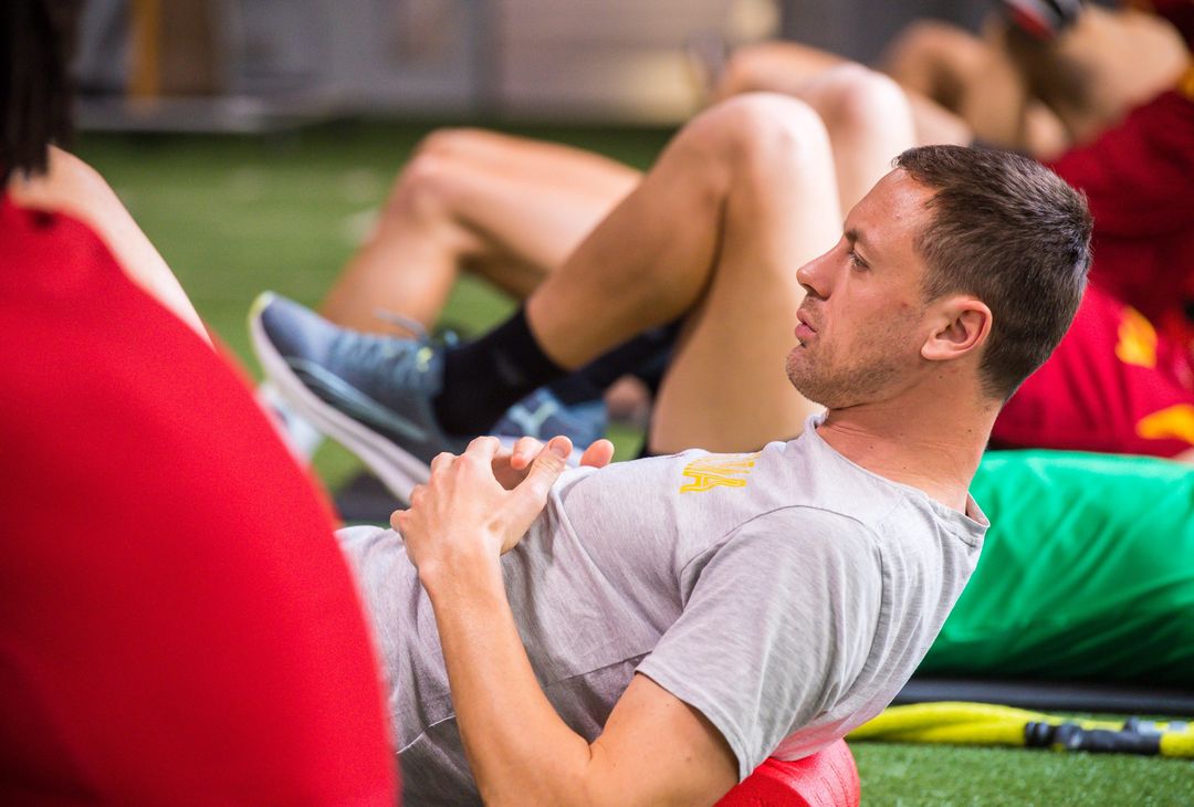 Roma, l’allenamento dopo la vittoria con la Real Sociedad: c’è Pisilli – FOTO GALLERY - immagine 5