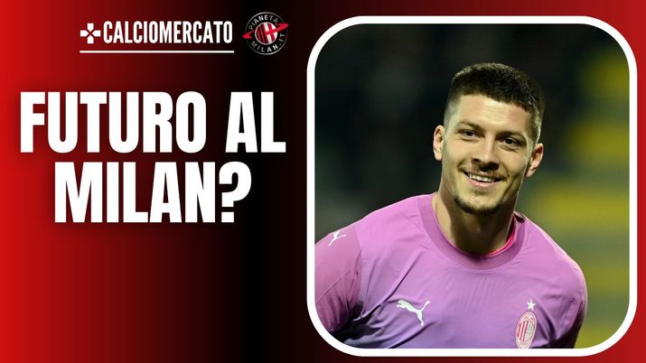 esultanza gol Luka Jovic AC Milan Frosinone-Milan 2-3 Serie A 2023-2024