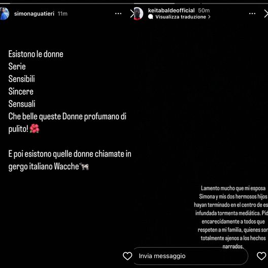 Che stoccata a Wanda! La moglie di Keita Balde: “Esistono le donne serie, e poi le Wacche”- immagine 3