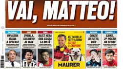 Prima Pagina, Tuttosport: “Vai, Matteo! Dybala, sollievo Max”