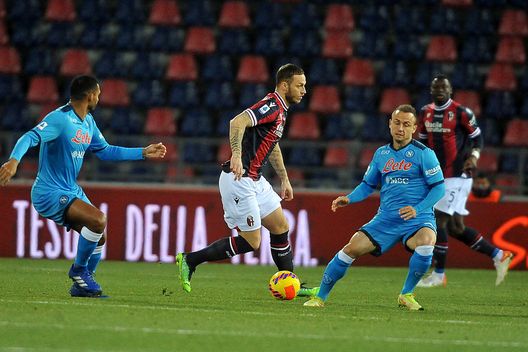Napoli Bologna (Getty Images) Napoli-Bologna, curiosità statistiche: Motta illeso a Fuorigrotta, occhio a Cambiaso!- immagine 2