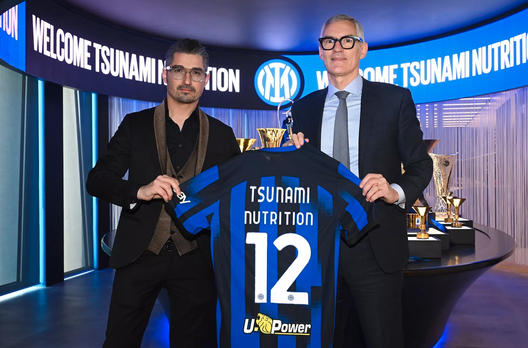 UFFICIALE – Tsunami Nutrition nuovo Official Nutritional supplements Supplier dell’Inter - immagine 1