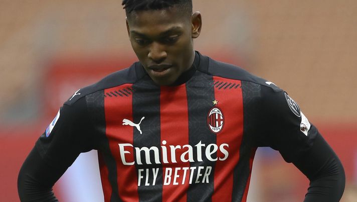 Rafael Leao (attaccante AC Milan), qui durante Milan-Inter 0-3 (Serie A 2020-2021) | News (Getty Images) 