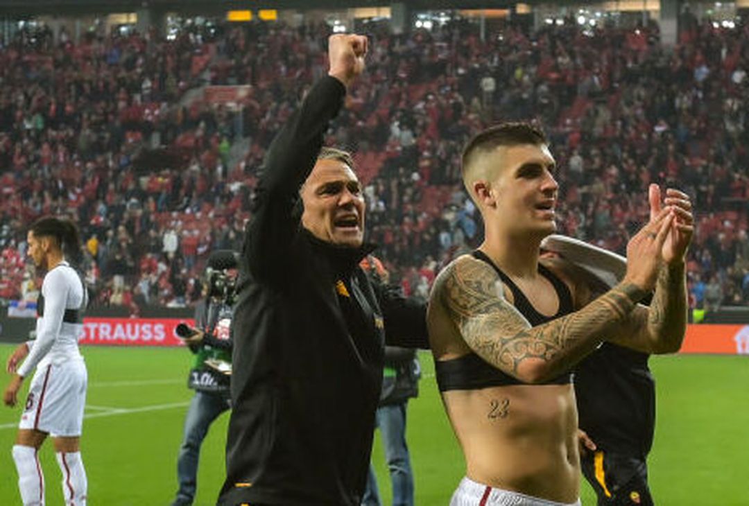 La Roma in finale di Europa League: che festa negli spogliatoi – FOTO GALLERY - immagine 22