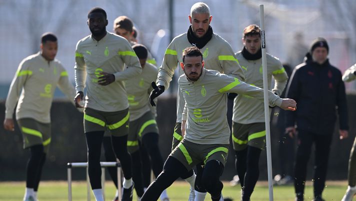 Alessandro Florenzi AC Milan allenamento Milanello