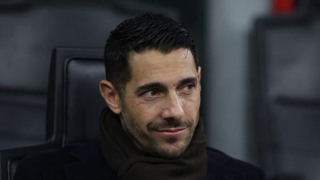 MILAN, ITALY - DECEMBER 29: Geoffrey Moncada of AC Milan attends before the Serie A match between AC Milan and Roma at Stadio Giuseppe Meazza on December 29, 2024 in Milan, Italy. (Photo by Claudio Villa/AC Milan via Getty Images)