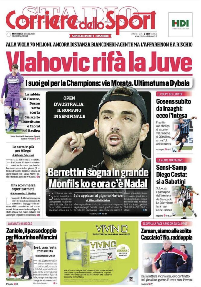 prima pagina