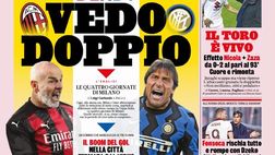Prima Pagina, La Gazzetta dello Sport: “Derby, vedo doppio. Il Toro è vivo. Fonseca rischia tutto, c’è l’ombra di Allegri”