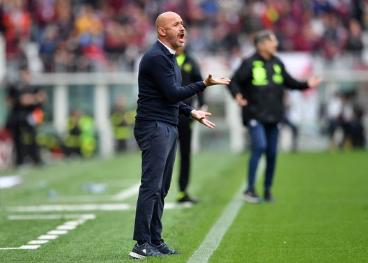 TURIN, ITALY - MAY 21: Vincenzo Italiano, Head Coach of ACF Fiorentina, reacts during the Serie A match between Torino FC and ACF Fiorentina at Stadio Olimpico di Torino on May 21, 2023 in Turin, Italy. (Photo by Valerio Pennicino/Getty Images) Fiorentina stanca ma Italiano ha più opzioni: e a Juric manca lo sprint finale- immagine 2