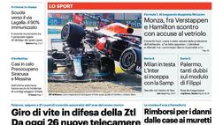 Prima Pagina, Giornale di Sicilia: “Sicilia pronta per la terza dose”