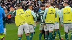 Palmeiras, spogliatoi on fire: presidente in prima fila, derby vinto e primato a più 9
