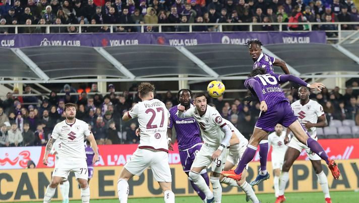 FLORENCE, ITALY - DECEMBER 29: Luca Ranieri of ACF Fiorentina scores a goal during the Serie A TIM match between ACF Fiorentina and Torino FC at Stadio Artemio Franchi on December 29, 2023 in Florence, Italy. (Photo by Gabriele Maltinti/Getty Images) Torino, sfida casalinga alla Fiorentina per dimenticare i ko con le romane - immagine 1