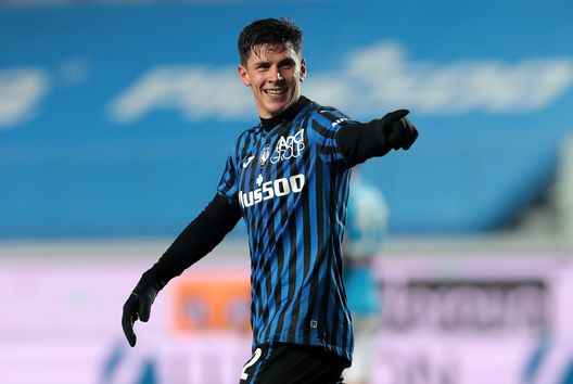 BERGAMO, ITALY - FEBRUARY 10: Matteo Pessina of Atalanta celebrates after scoring their side's third goal during the Coppa Italia match between Atalanta BC and SSC Napoli at Gewiss Stadium on February 10, 2021 in Bergamo, Italy. Sporting stadiums around Italy remain under strict restrictions due to the Coronavirus Pandemic as Government social distancing laws prohibit fans inside venues resulting in games being played behind closed doors. (Photo by Emilio Andreoli/Getty Images) Pessina: “Dopo l’Europeo con l’Italia voglio vincere con l’Atalanta” - immagine 1