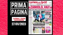 Prima pagina Corriere dello Sport: “Zaniolo, vai”
