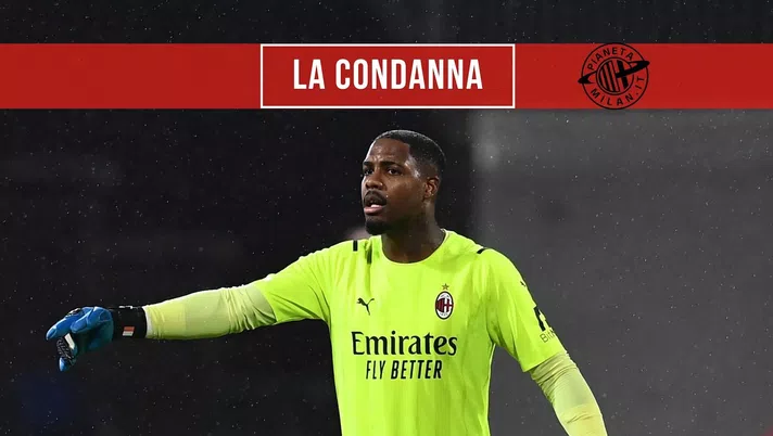 Mike Maignan Cagliari-Milan 0-1 Serie A 2021-2022
