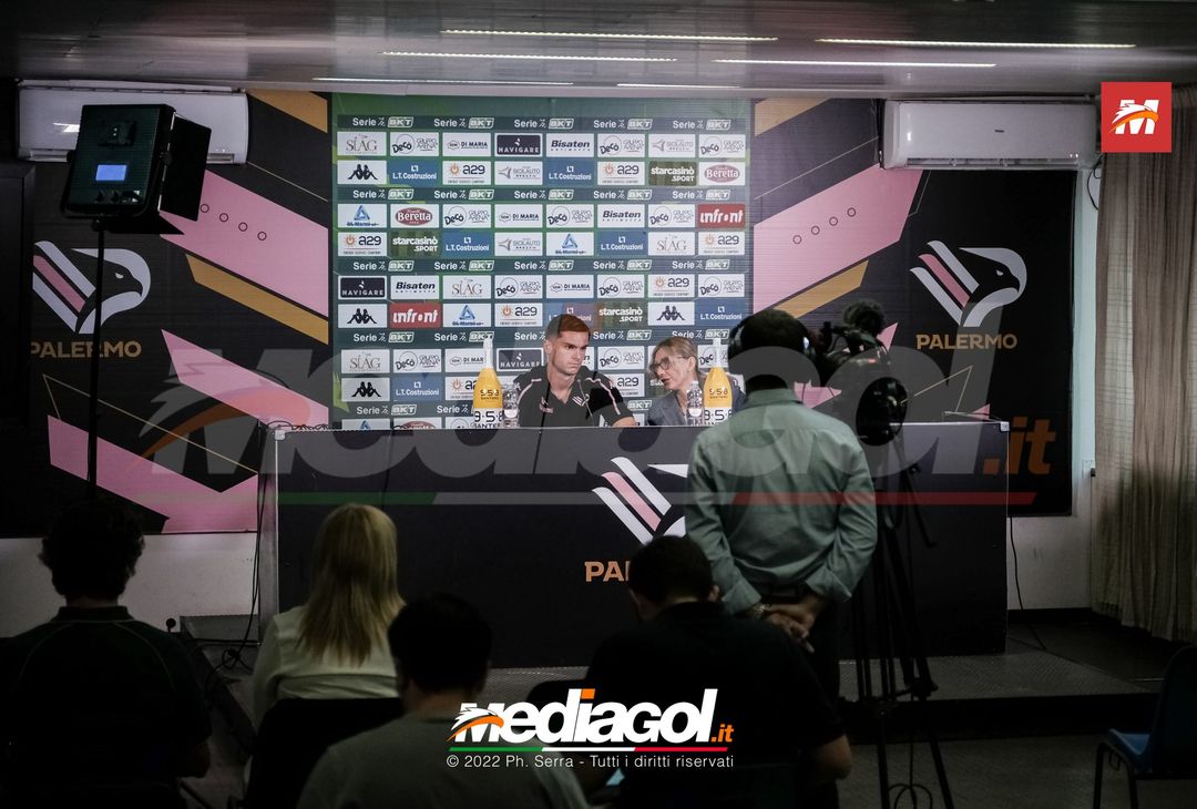 FOTO PALERMO, Mladen Devetak presentato in conferenza stampa (Gallery) - immagine 13