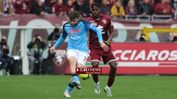Torino-Napoli 0-2 al 45′: Osimhen-Kvaratskhelia spengono le iniziative granata