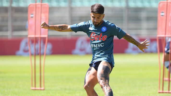 CASTEL DI SANGRO, ITALY - AUGUST 06: Lorenzo Insigne of Napoli during an SSC Napoli training session on August 06, 2021 in Castel di Sangro, Italy. (Photo by SSC NAPOLI/SSC NAPOLI via Getty Images) CASTEL DI SANGRO, ITALY - AUGUST 06: Lorenzo Insigne of Napoli during an SSC Napoli training session on August 06, 2021 in Castel di Sangro, Italy. (Photo by SSC NAPOLI/SSC NAPOLI via Getty Images)