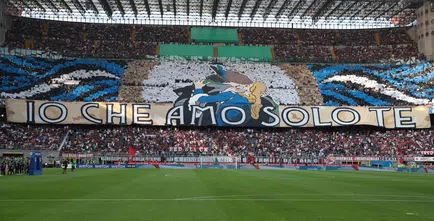 Milan Inter nord coreografia