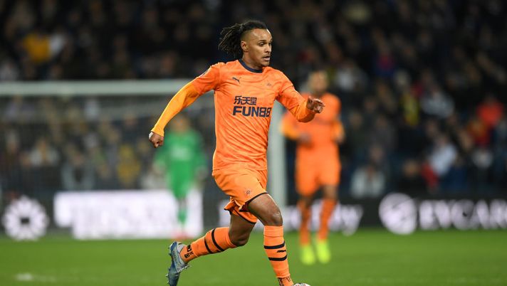 WEST BROMWICH, ENGLAND - MARCH 03: Valentino Lazaro of Newcastle United in action during the FA Cup Fifth Round match between West Bromwich Albion and Newcastle United at The Hawthorns on March 03, 2020 in West Bromwich, England. (Photo by Stu Forster/Getty Images) WEST BROMWICH, ENGLAND - MARCH 03: Valentino Lazaro of Newcastle United in action during the FA Cup Fifth Round match between West Bromwich Albion and Newcastle United at The Hawthorns on March 03, 2020 in West Bromwich, England. (Photo by Stu Forster/Getty Images)