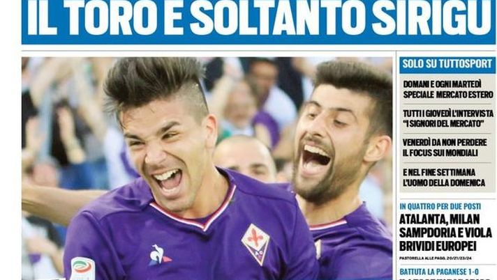 Prima Pagina, Tuttosport: “Juve A 6 Punti Dal Sogno. Atalanta, Milan ...