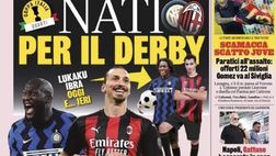 Prima Pagina, La Gazzetta dello Sport: “Nati per il derby. Scamacca, scatto Juve. Napoli, Gattuso è separato in casa”