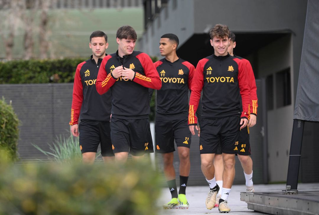 Trigoria, l’allenamento della Roma a due giorni dal Brighton – FOTO GALLERY - immagine 13