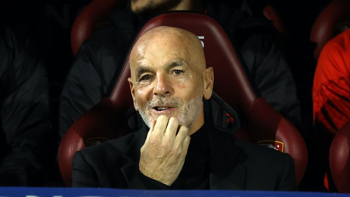 Stefano Pioli AC Milan Salernitana-Milan 2-2 Serie A 2023-2024