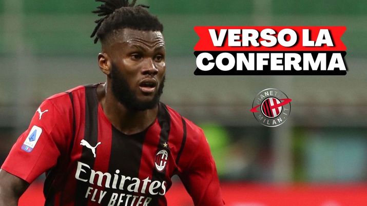 Franck Kessié (centrocampista AC Milan) può rinnovare il suo contratto in questo calciomercato estivo | Milan News (Getty Images) 