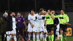 VIDEO / Fiorentina-Inter, le immagini clamorose del furto del Franchi: il rigore…di petto!
