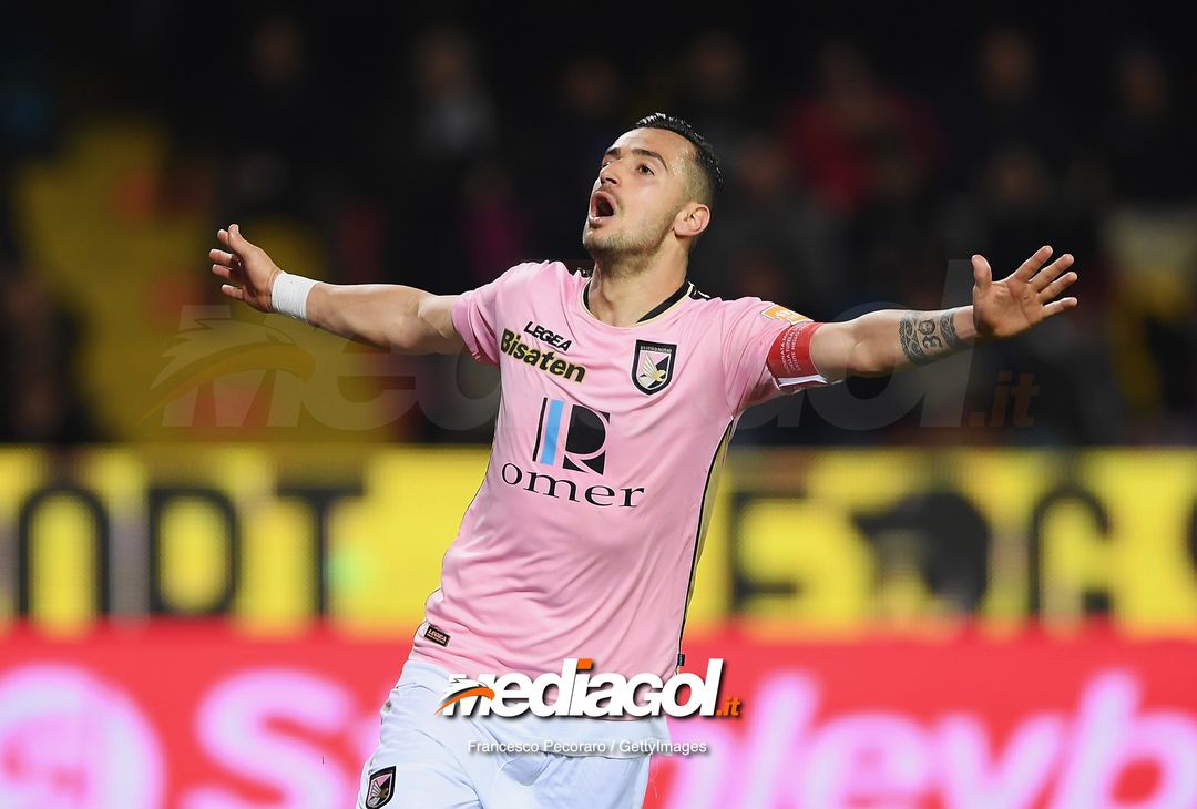  during the Serie B match between Benevento and Carpi FC at Stadio Ciro Vigorito on April 14, 2019 in Benevento, Italy. 