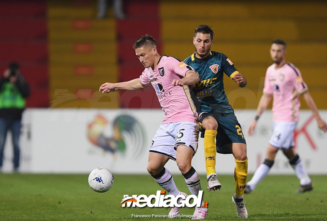  during the Serie B match between Benevento and Carpi FC at Stadio Ciro Vigorito on April 14, 2019 in Benevento, Italy. 