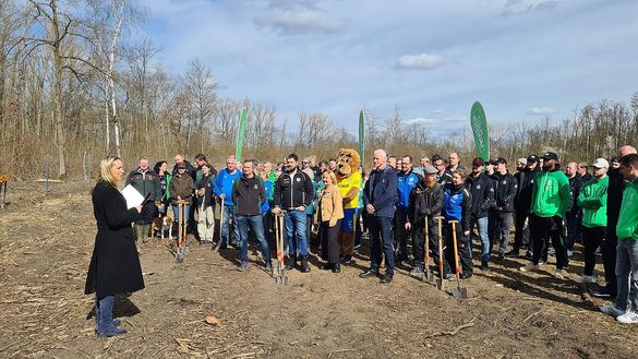 Vigilia del derby di Lipsia: i due club rivali piantano alberi insieme- immagine 2