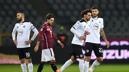 Torino-Spezia 0-0, le statistiche: i granata non sfruttano la superiorità numerica