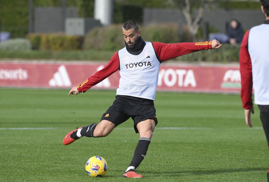 Roma, l’allenamento a due giorni dal derby di Coppa Italia – FOTOGALLERY - immagine 6