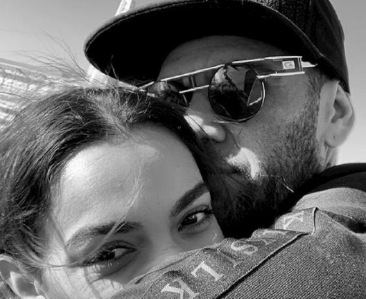 Joana Sanz e Dani Alves