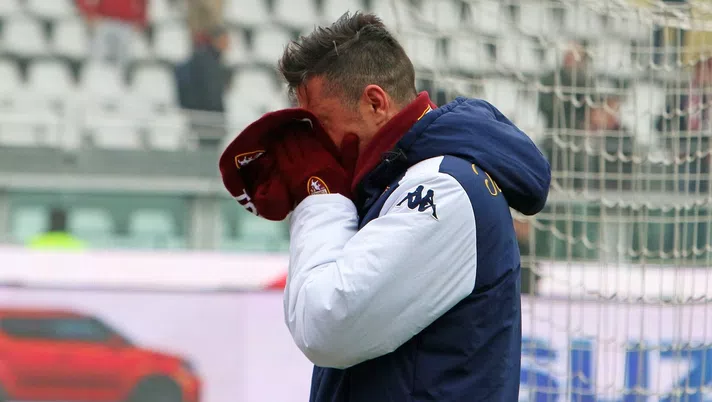 Sport Calcio Serie A TIM 2016-2017: Torino-Atalanta
Nella foto:la commozione di Giuseppe Vives ai saluti