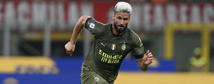 Olivier Giroud (attaccante AC Milan), qui durante Milan-Bologna 2-0 (Serie A 2022-2023) | News (Getty Images) Olivier Giroud AC Milan Milan-Bologna 2-0 Serie A 2022-2023