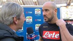 Il portiere del Napoli Pepe Reina ha parlato al suo arrivo a Las Rozas, sede del ritir