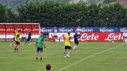 VIDEO Partitella in corso a Dimaro. Dai numeri di Anguissa al rilancio di Spalletti