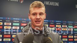 Dawidowicz: “Nel secondo tempo abbiamo spinto di più. Il rigore? Ero tranquillo”