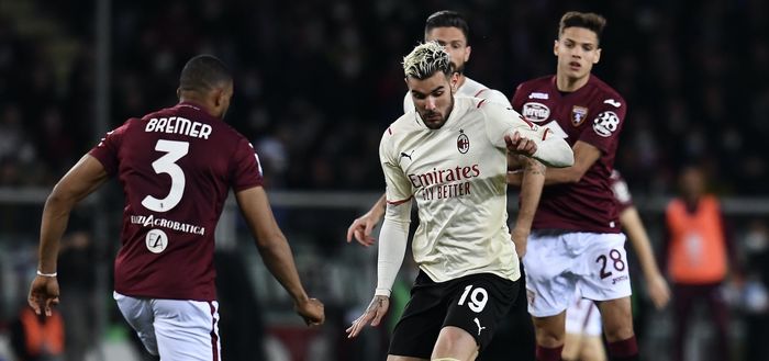 Theo Hernández (difensore AC Milan) durante Torino-Milan 0-0 (Serie A 2021-2022) | News (Getty Images) Theo Hernández (difensore AC Milan) durante Torino-Milan 0-0 (Serie A 2021-2022) | News (Getty Images)