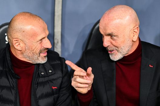 Stefano Pioli e il vice Giacomo Murelli. Stefano Pioli e il vice Giacomo Murelli.