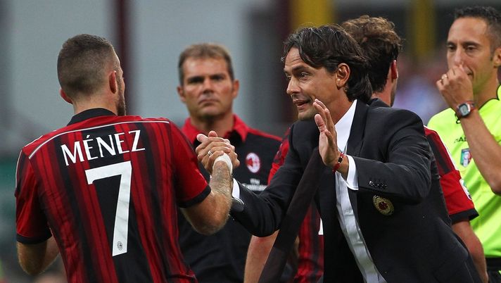 Jérémy Ménez e Filippo Inzaghi (credits: GETTY Images) 