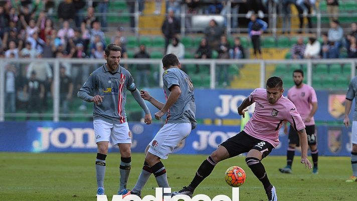 TIM Cup match between US Citta di Palermo and US Alessandria at Stadio Renzo Barbera on December 2, 2015 in Palermo, Italy. 