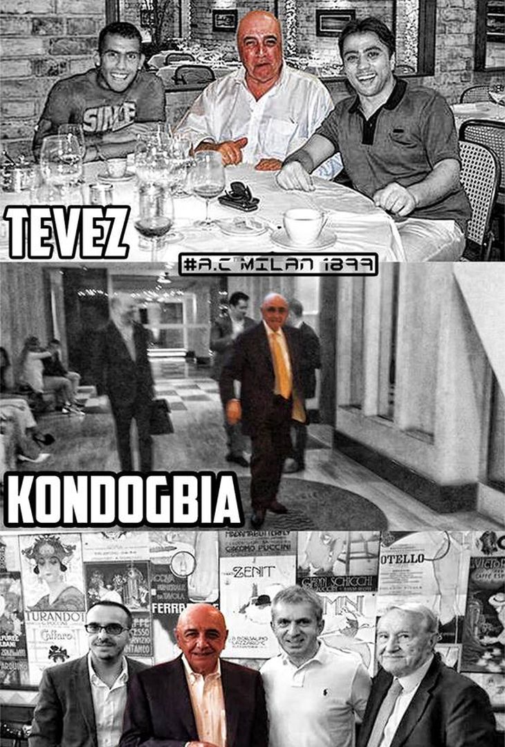  Sfottò del web a Galliani (Fonte: facebook) 