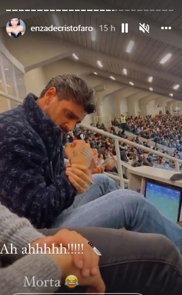 Michele Morrone a San Siro in tribuna con la moglie di D’Ambrosio- immagine 2
